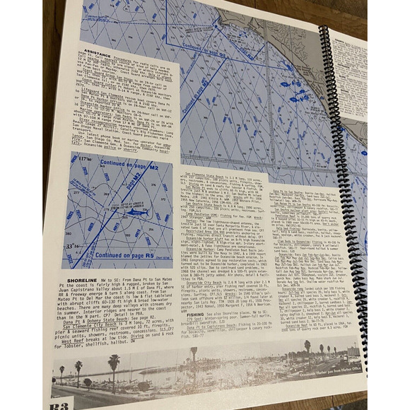 California Coastal Charts Cruising Guide Fishing Scuba Boating Vintage HTF OOP - Picture 4 of 13